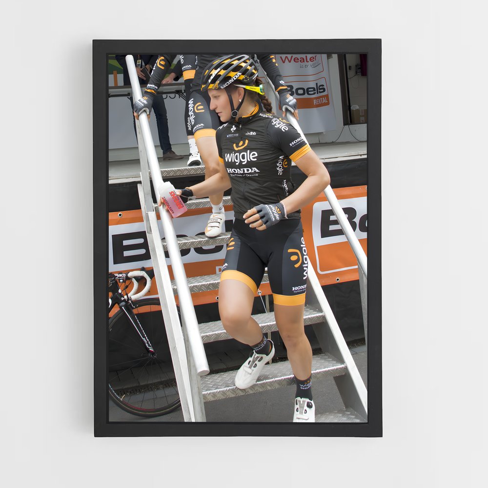 Poster Piste de Rêve – affiche Cyclisme (vue 2)